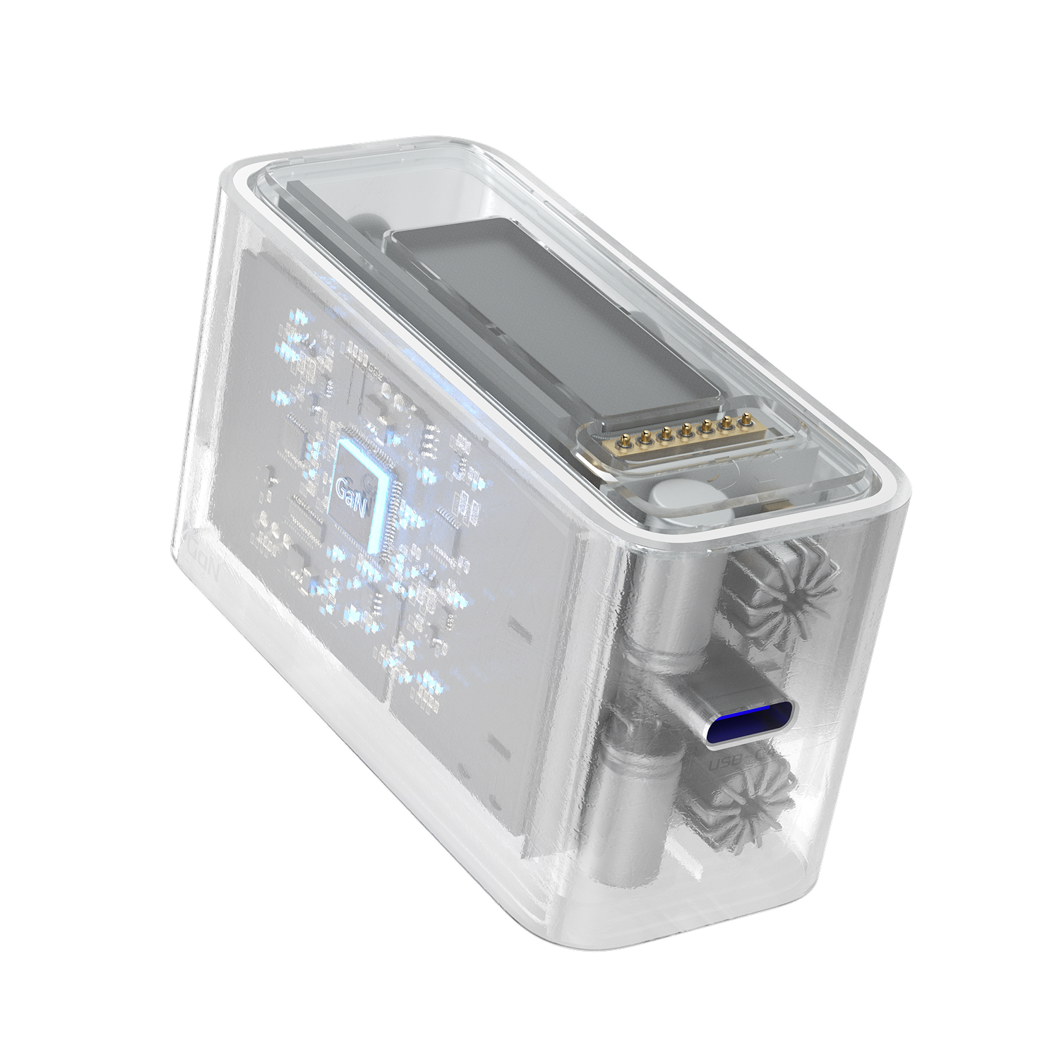 Transparent Bricbloc PD GaN charging module